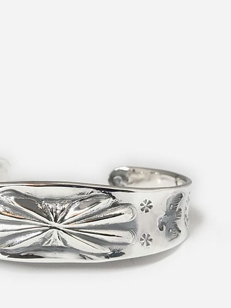 LARRY SMITH BUTTERFLY SHELL BRACELET REPOUSSE