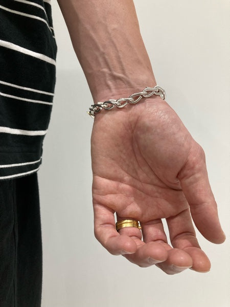 LARRY SMITH FEATHER COUNTRY CHAIN BRACELET