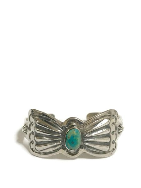 LARRY SMITH BIG BUTTERFLY TURQUOISE BRACELET 8 TEAR DROPS