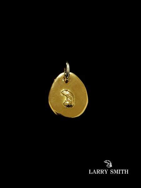 LARRY SMITH EAGLE HEAD PENDANT -18K-