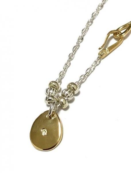 LARRY SMITH EAGLE HEAD PENDANT -18K-