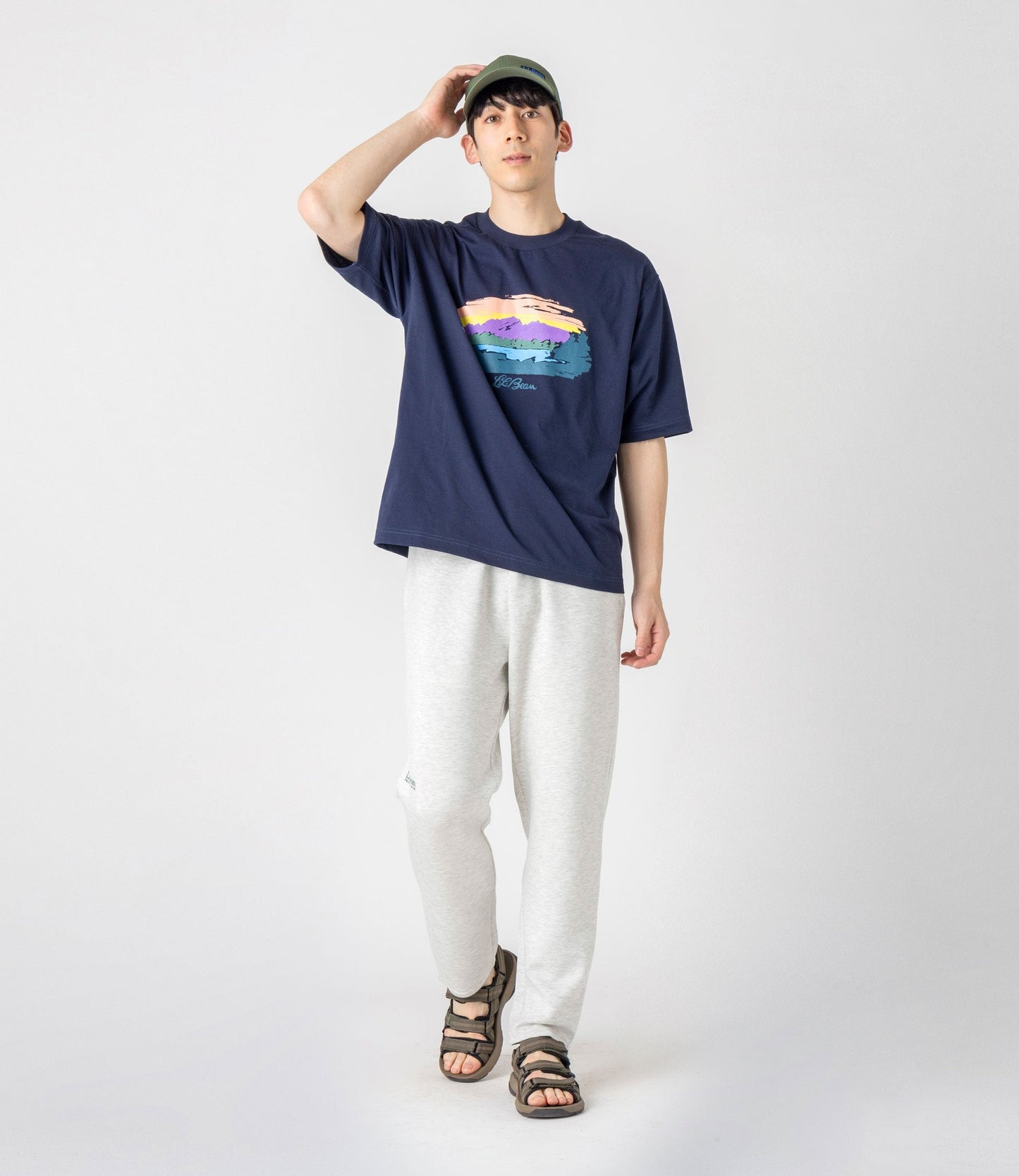 L.L.Bean JAPAN EDITION Canton Mountain Lake Graphic Tee