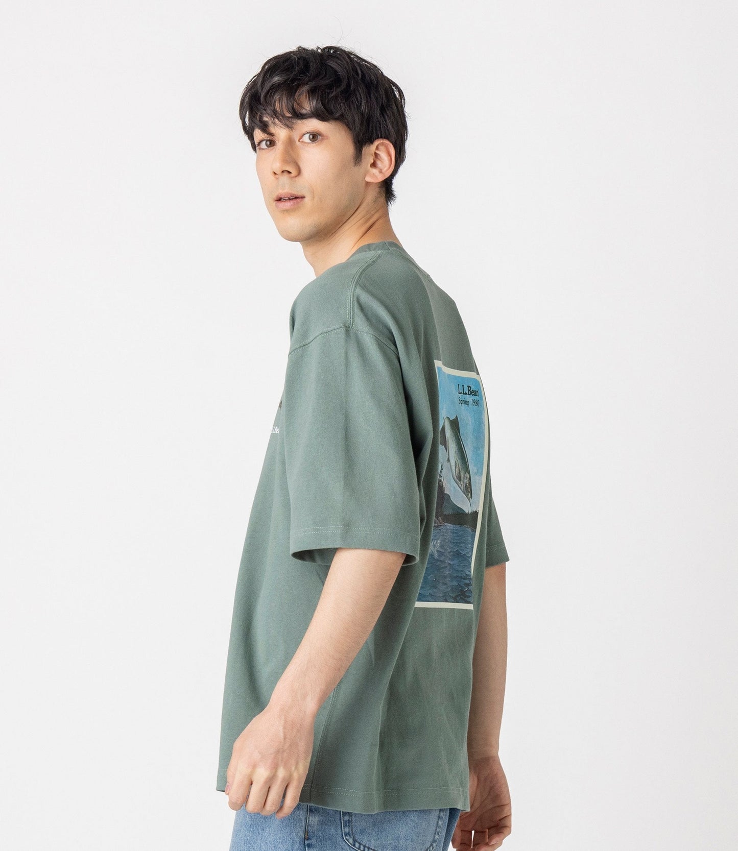 L.L.Bean JAPAN EDITION Bean's 1980 Short-Sleeve Catalog Trout Tee