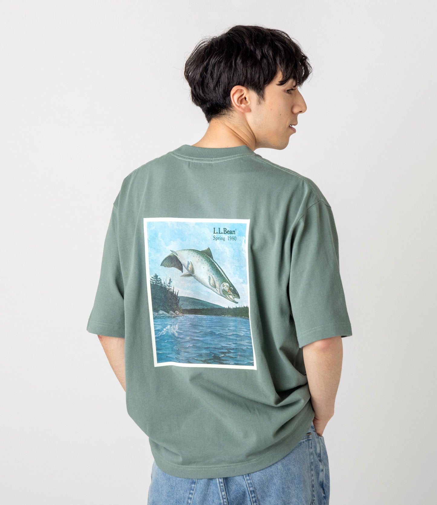 L.L.Bean JAPAN EDITION Bean's 1980 Short-Sleeve Catalog Trout Tee