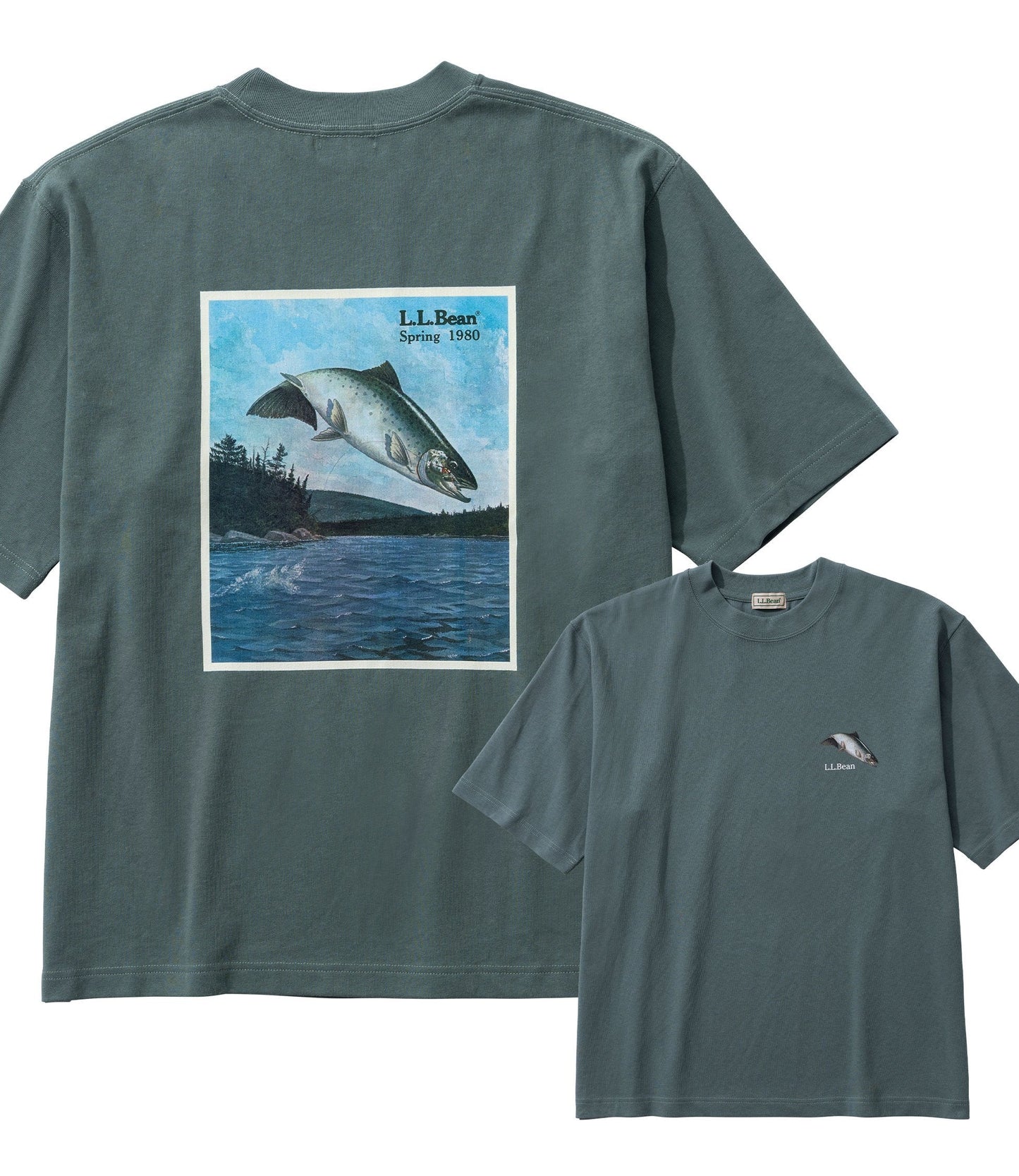 L.L.Bean JAPAN EDITION Bean's 1980 Short-Sleeve Catalog Trout Tee