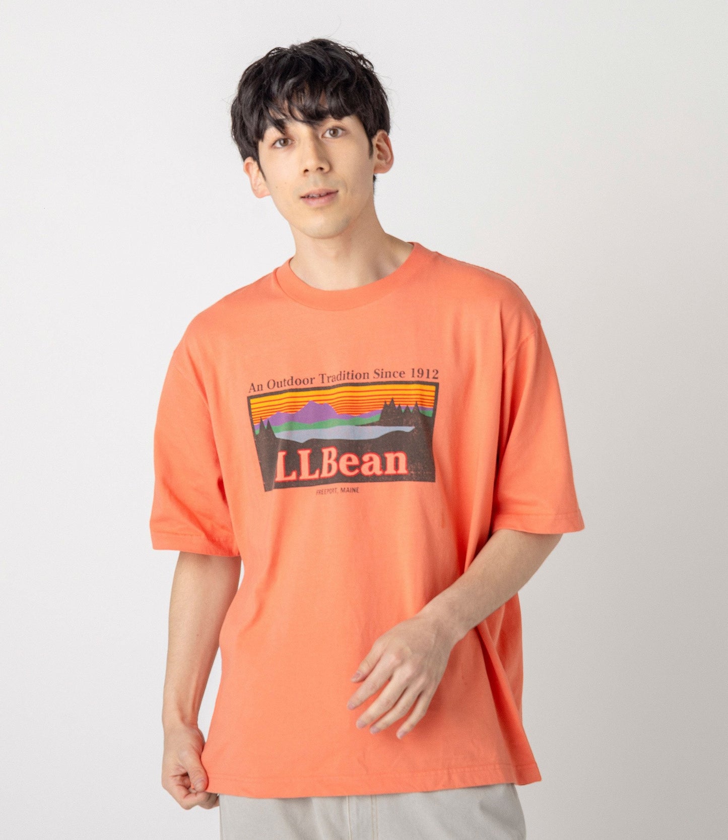 L.L.Bean JAPAN EDITION Morrill Short-Sleeve Katahdin Logo Tee