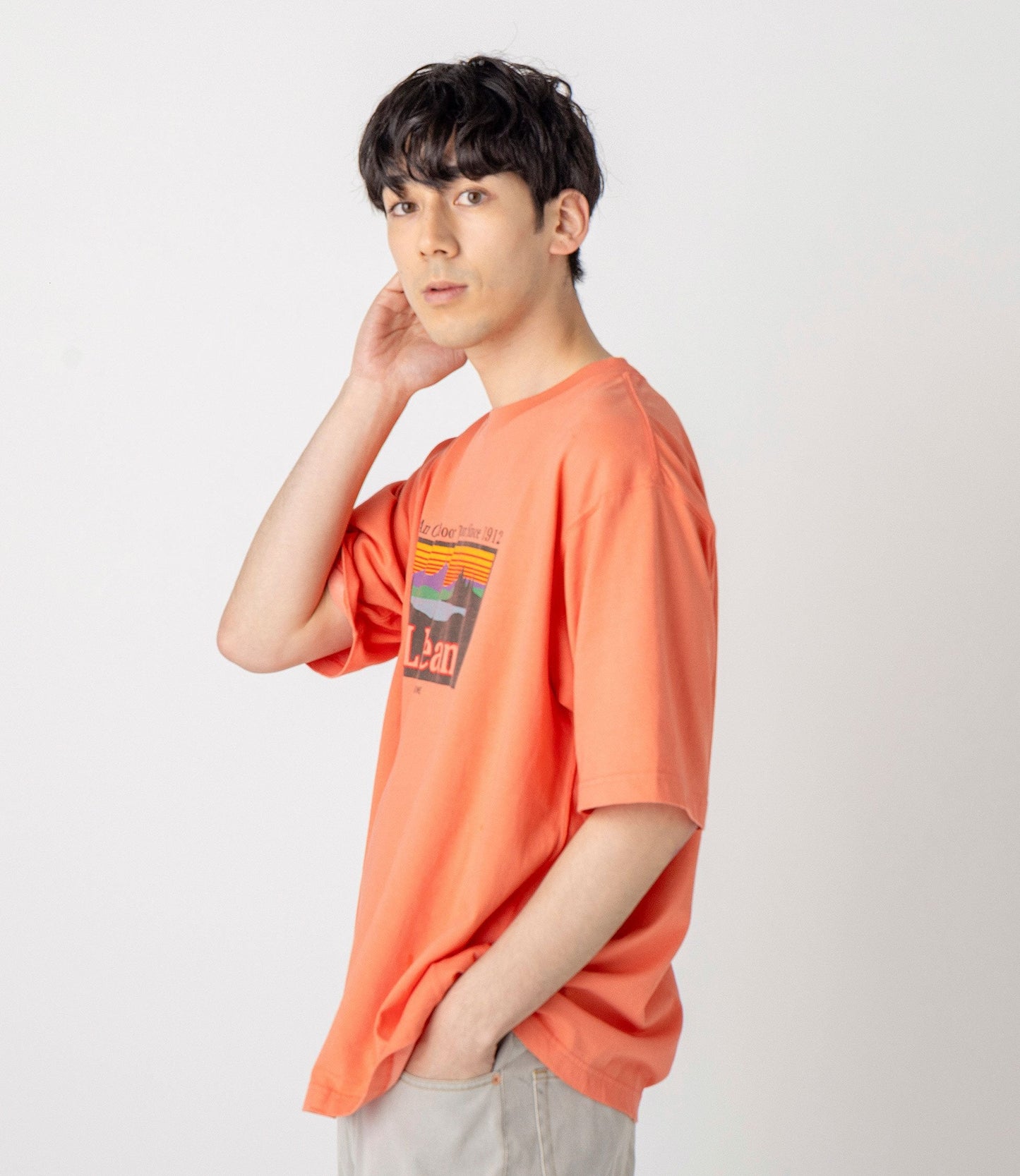 L.L.Bean JAPAN EDITION Morrill Short-Sleeve Katahdin Logo Tee