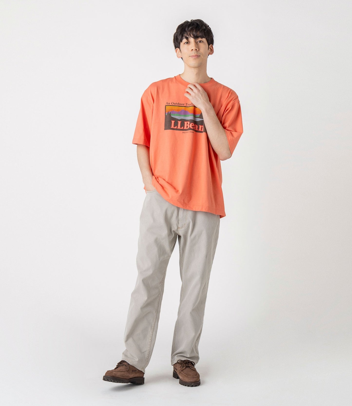 L.L.Bean JAPAN EDITION Morrill Short-Sleeve Katahdin Logo Tee