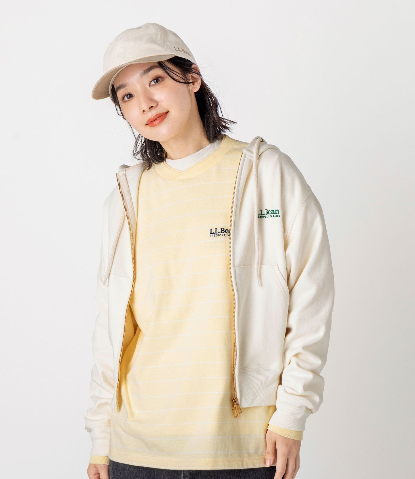 L.L.Bean JAPAN EDITION Women's Portage Full-Zip Hooded Sweatshirt