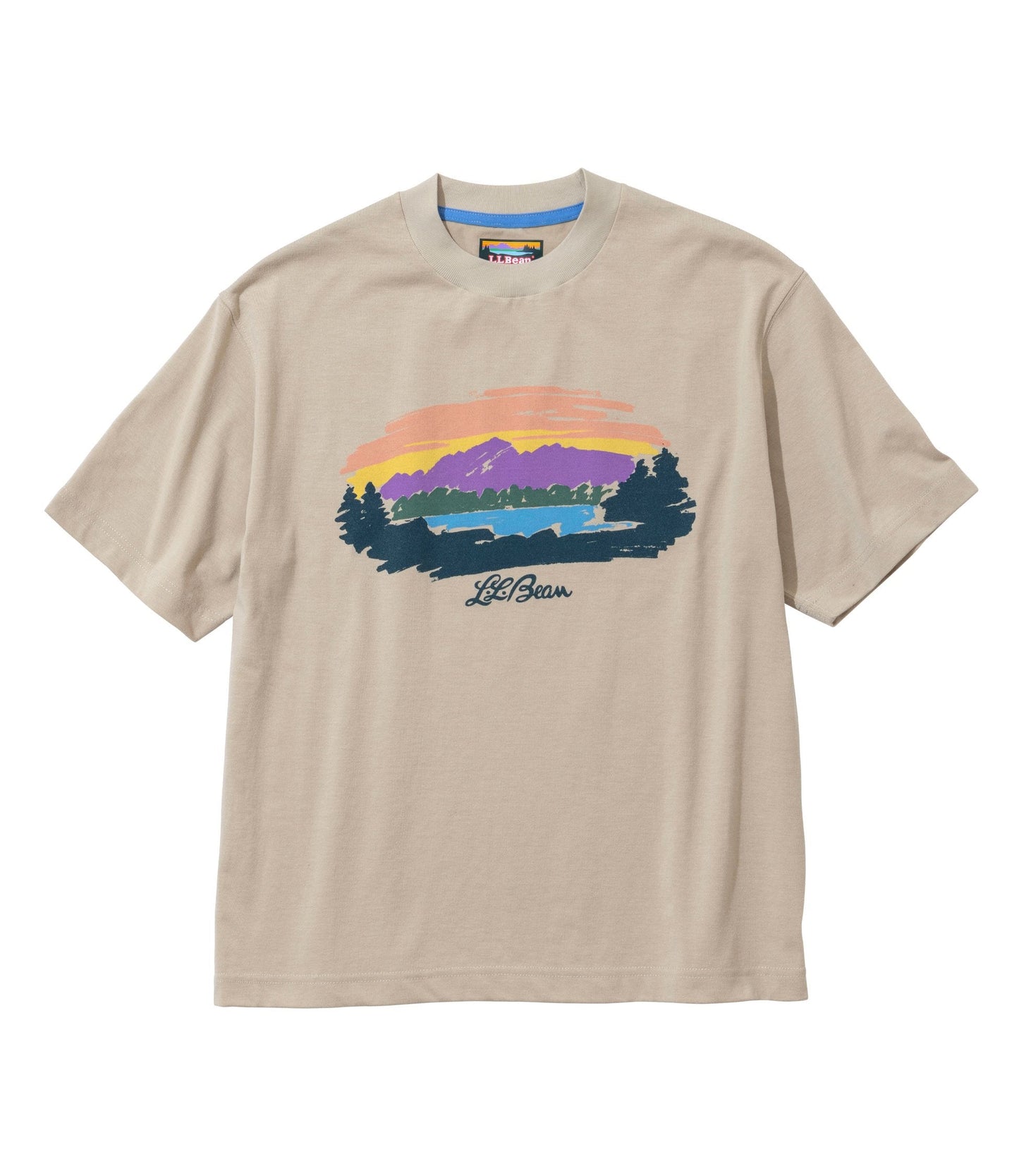 L.L.Bean JAPAN EDITION Women's Canton Mountain Lake Graphic Tee
