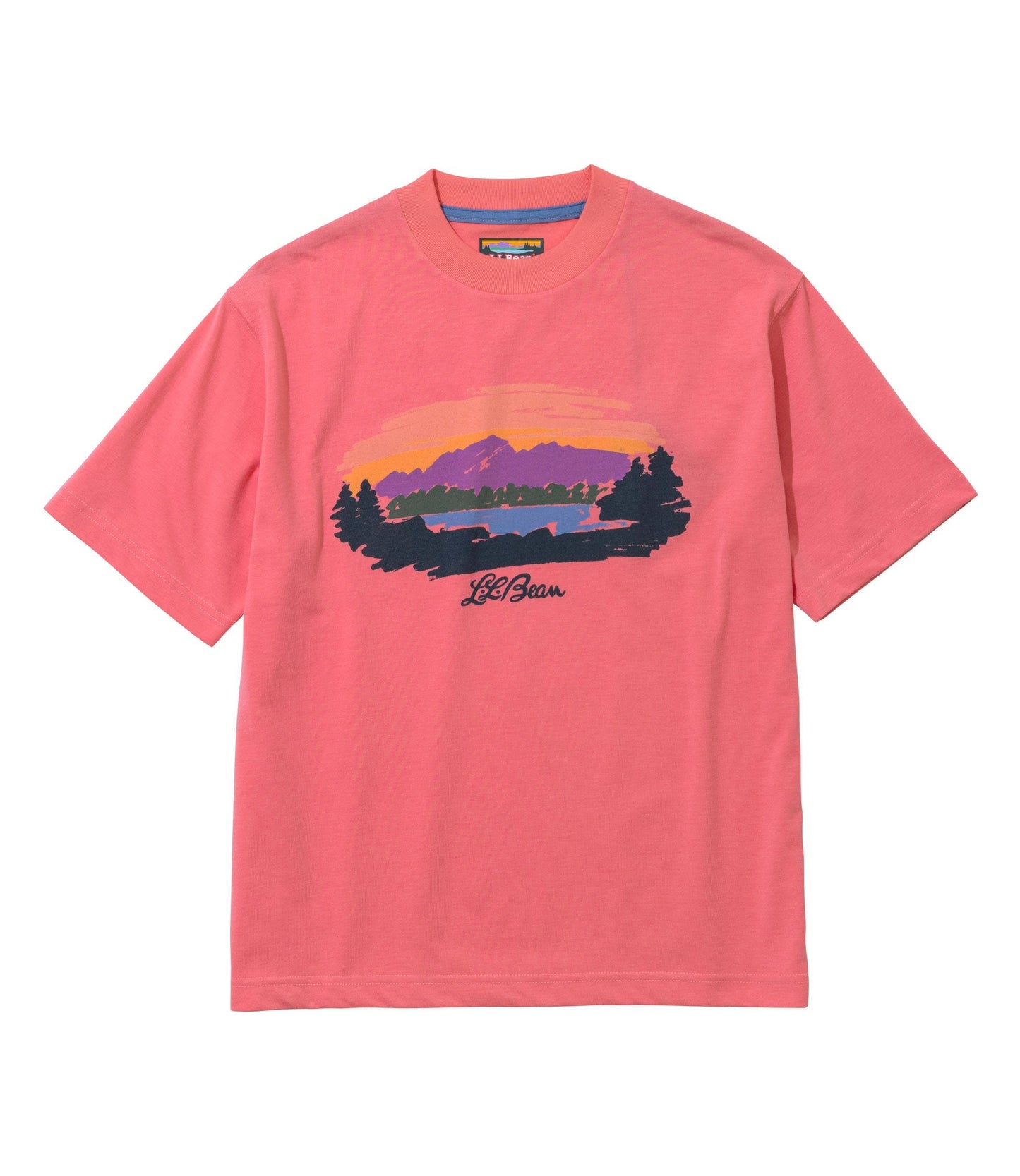L.L.Bean JAPAN EDITION Women's Canton Mountain Lake Graphic Tee