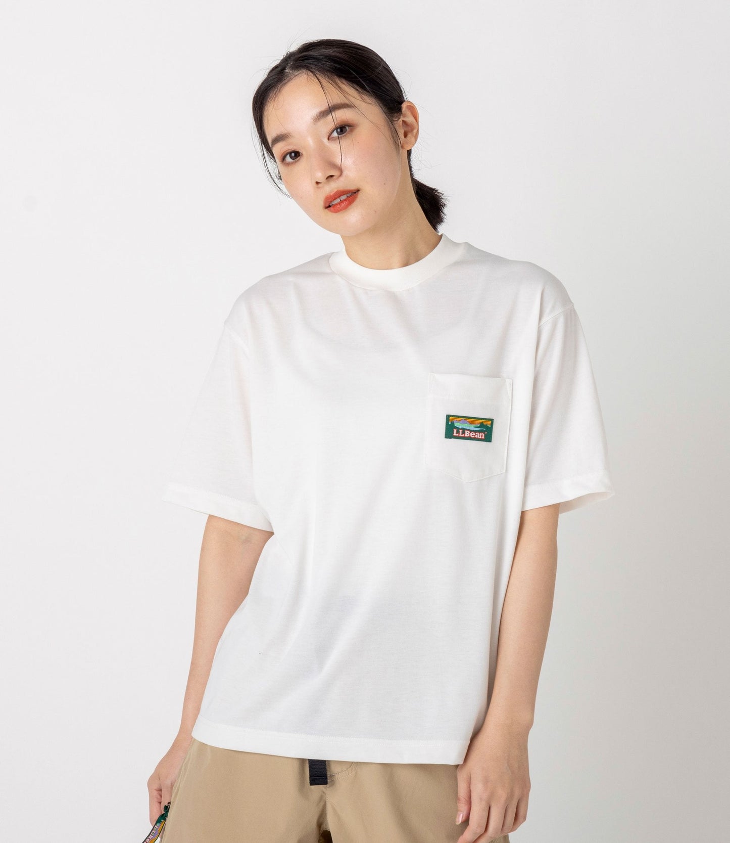 L.L.Bean JAPAN EDITION Women's Canton Katahdin Pocket Tee