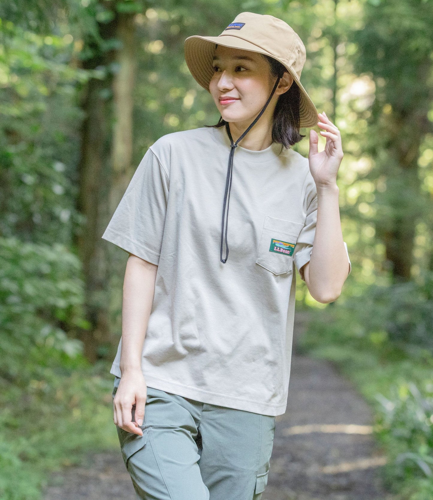 L.L.Bean JAPAN EDITION Women's Canton Katahdin Pocket Tee