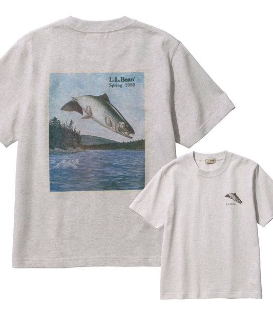 L.L.Bean JAPAN EDITION Women's Bean's 1980 Short-Sleeve Catalog Trout Tee