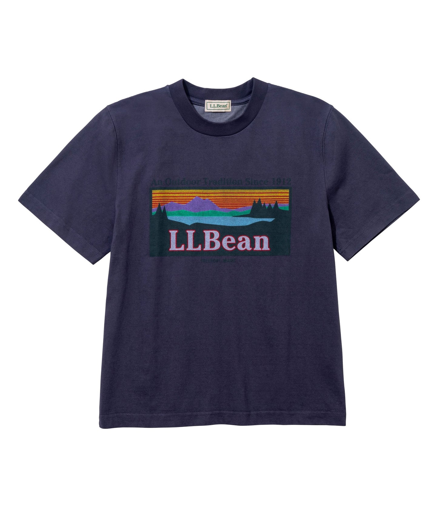 L.L.Bean JAPAN EDITION Women's Morrill Short-Sleeve Katahdin Logo Tee