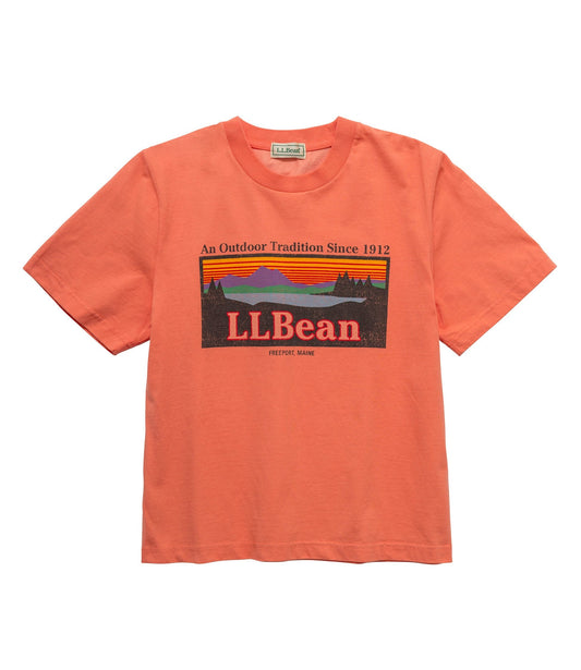 L.L.Bean JAPAN EDITION Women's Morrill Short-Sleeve Katahdin Logo Tee