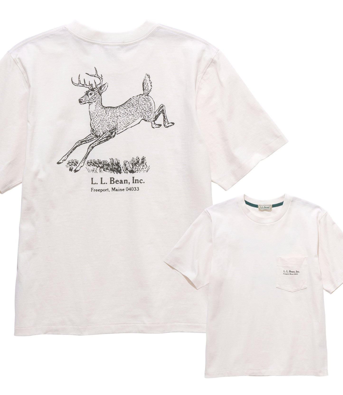 L.L.Bean JAPAN EDITION Women's Morrill Short-Sleeve Animal Graphic Tee