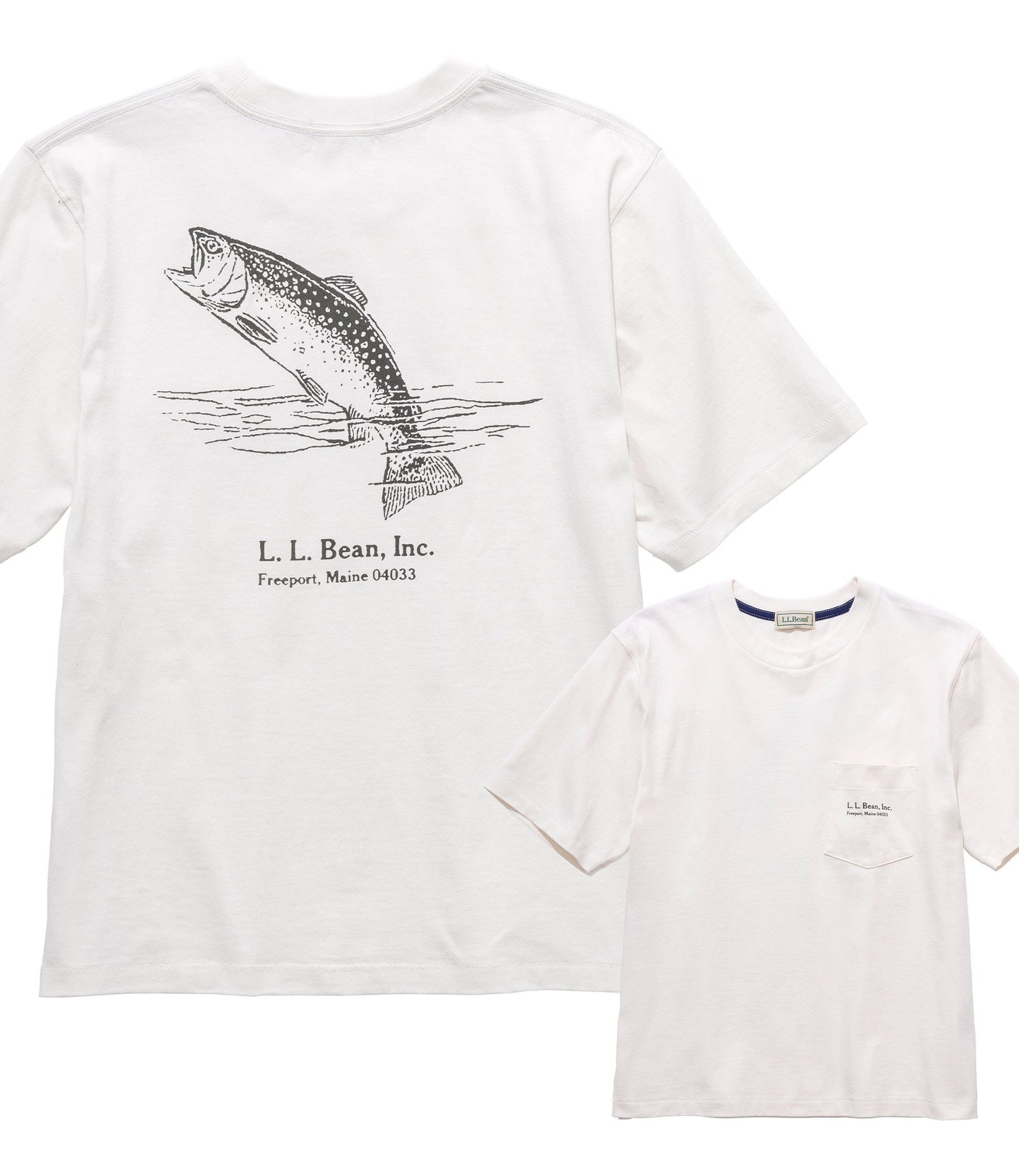 L.L.Bean JAPAN EDITION Women's Morrill Short-Sleeve Animal Graphic Tee