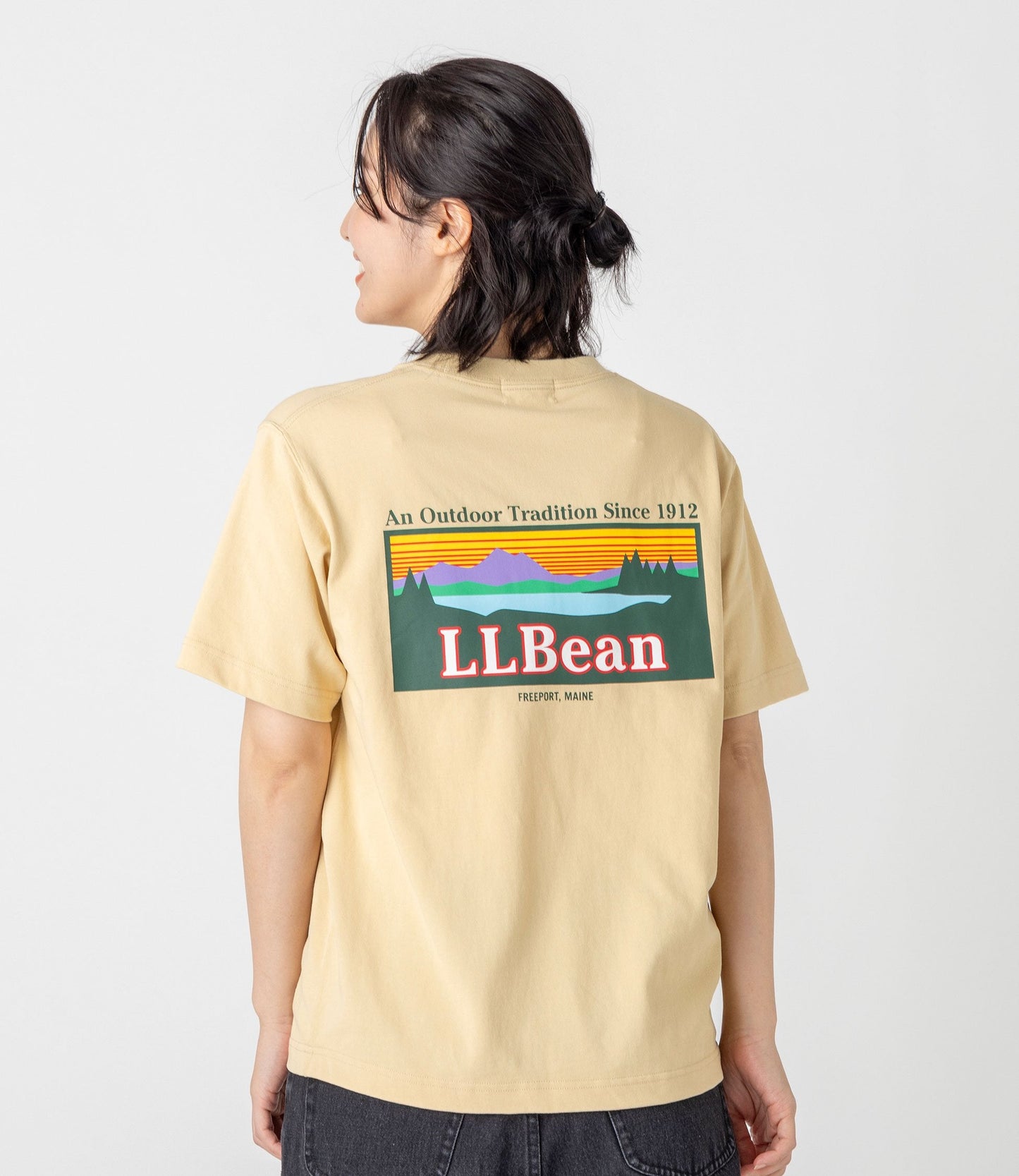 L.L.Bean JAPAN EDITION Women's Bean's Back Katahdin Tee