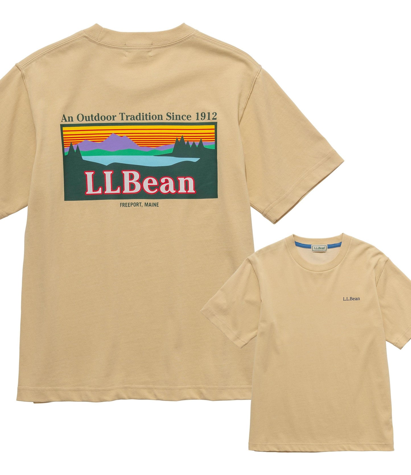L.L.Bean JAPAN EDITION Women's Bean's Back Katahdin Tee