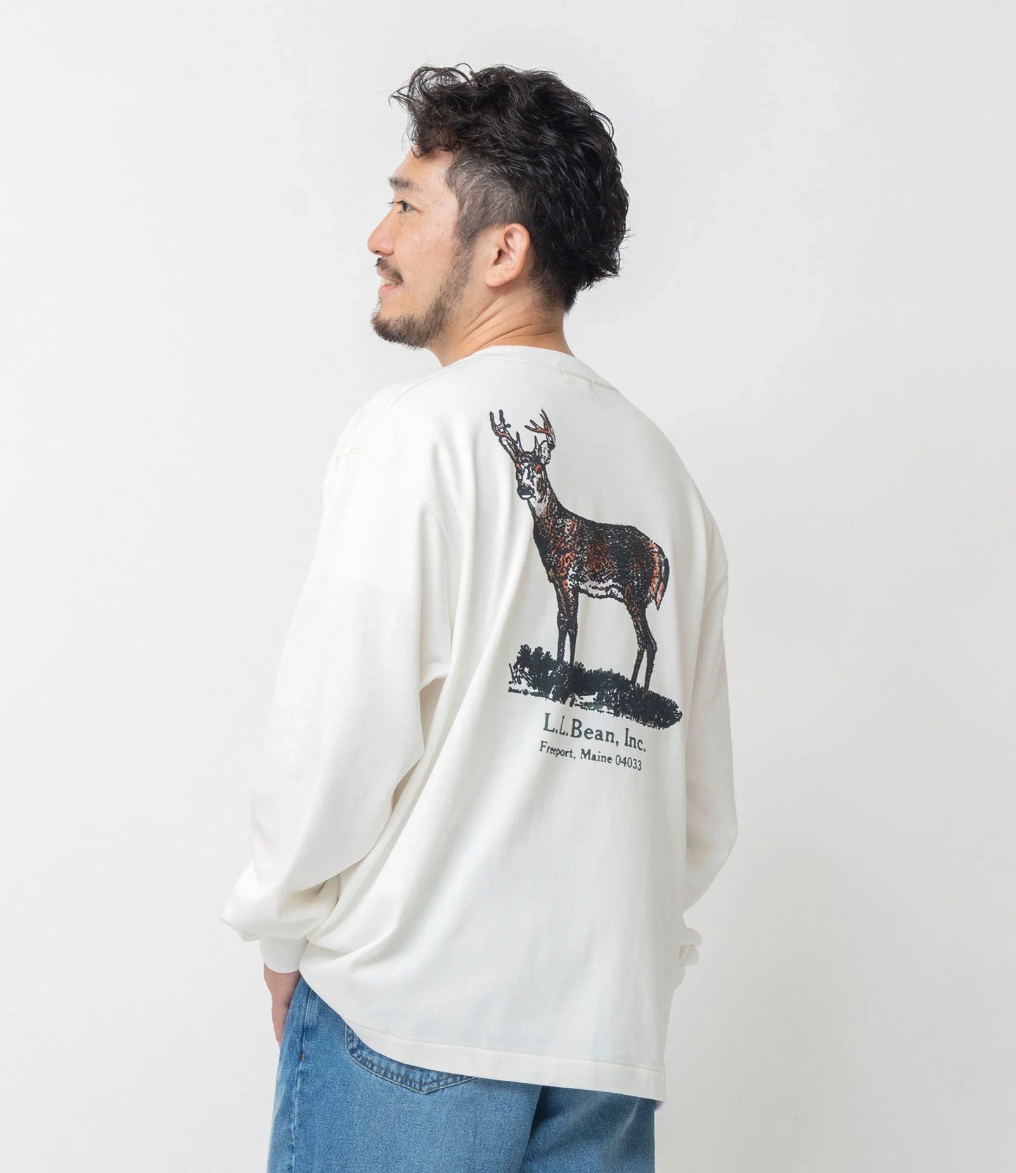L.L.Bean JAPAN EDITION Union Animal Long-Sleeve Tee