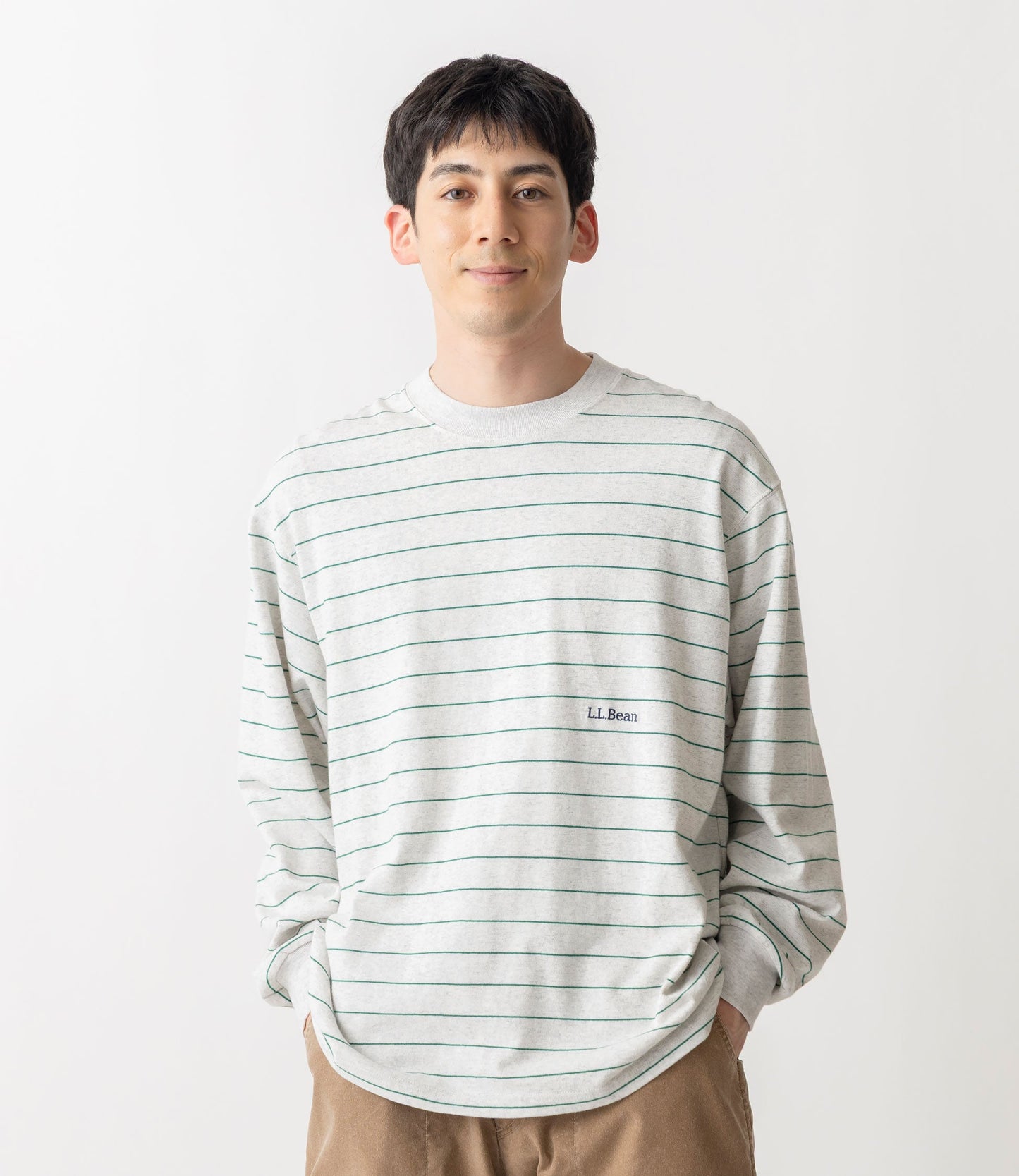 L.L.Bean JAPAN EDITION Union Long-Sleeve Stripe Tee