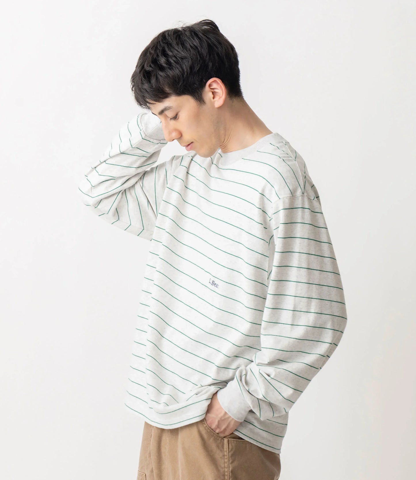 L.L.Bean JAPAN EDITION Union Long-Sleeve Stripe Tee