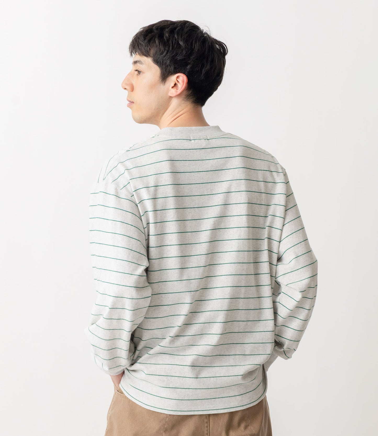 L.L.Bean JAPAN EDITION Union Long-Sleeve Stripe Tee