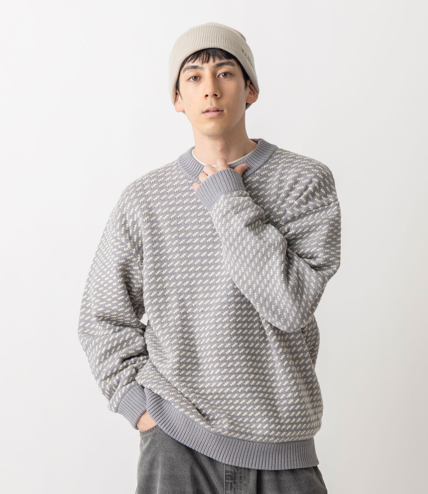 L.L.Bean JAPAN EDITION Wayne Sweater Bird's-Eye