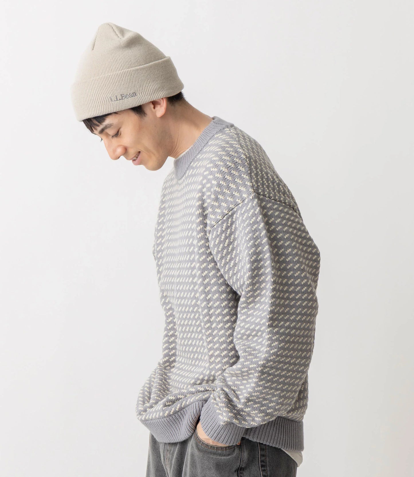 L.L.Bean JAPAN EDITION Wayne Sweater Bird's-Eye