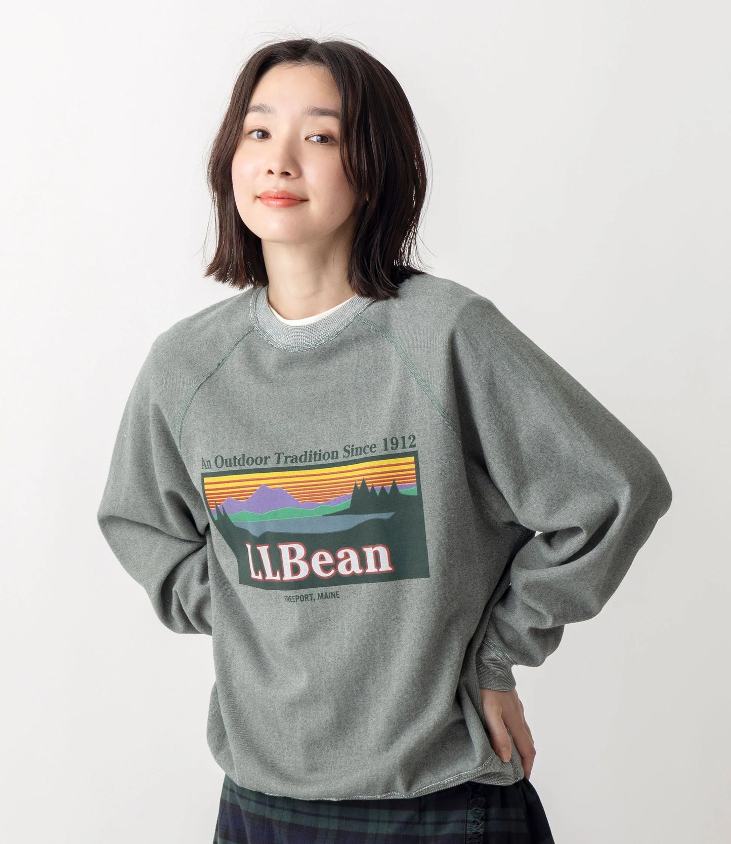 L.L.Bean JAPAN EDITION Women's Portage Crewneck Sweatshirt