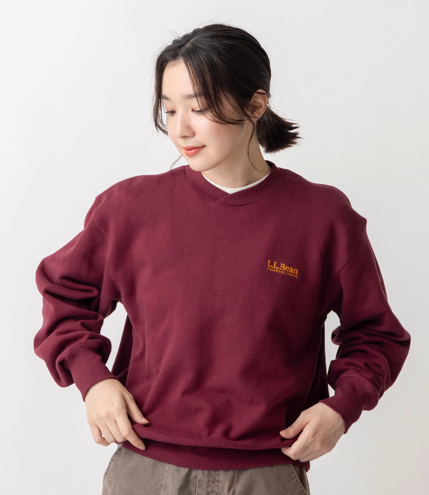L.L.Bean JAPAN EDITION Women's Smithfield Crewneck Sweatshirt
