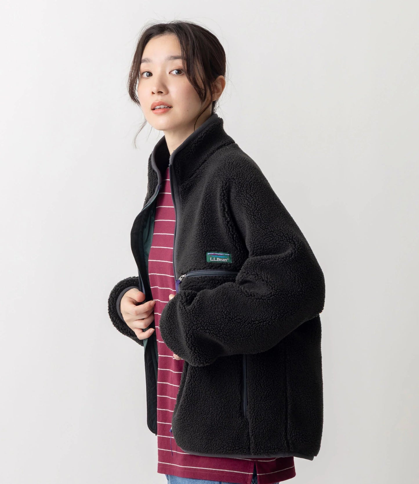 L.L.Bean JAPAN EDITION Women's Topsham Boa Fleece Jacket
