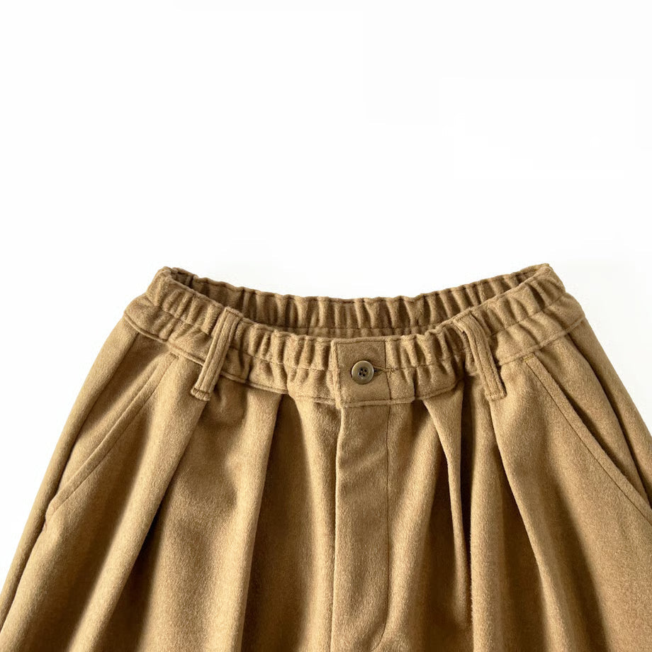 HARVESTY WOOLEN BEAVER CLOTH CIRCUS PANTS