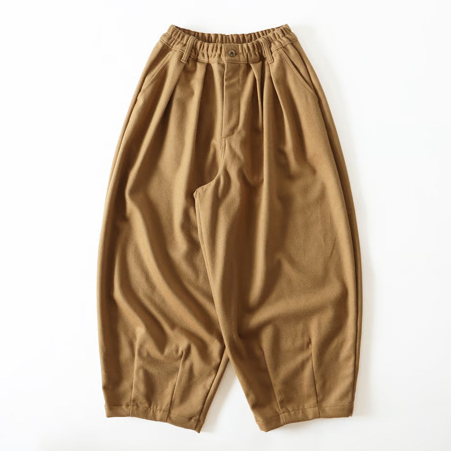 HARVESTY WOOLEN BEAVER CLOTH CIRCUS PANTS
