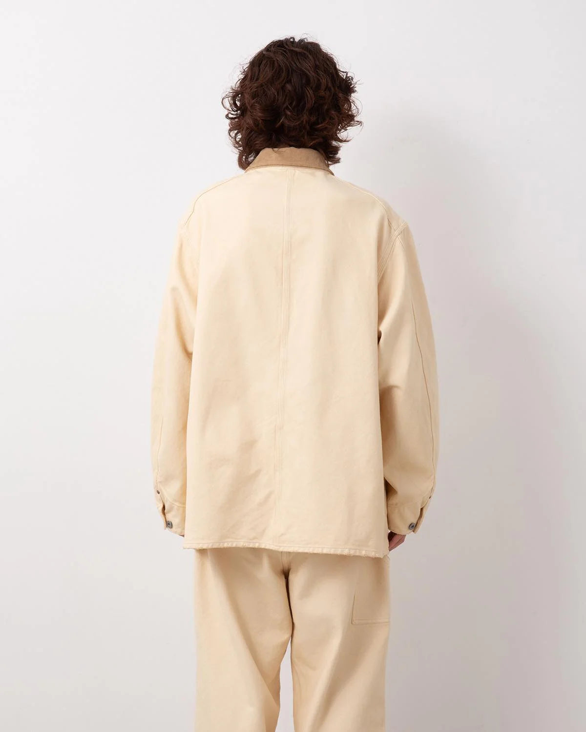 A.PRESSE Vintage Silk Hemp Coverall Jacket
