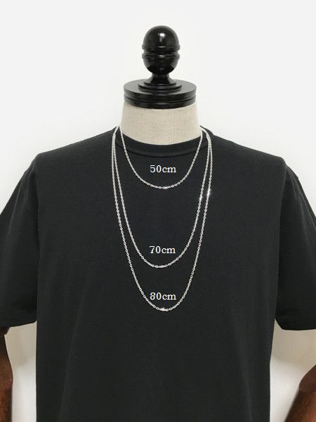 LARRY SMITH SILVER CHAIN -XS- 50cm 60cm 70cm 80cm