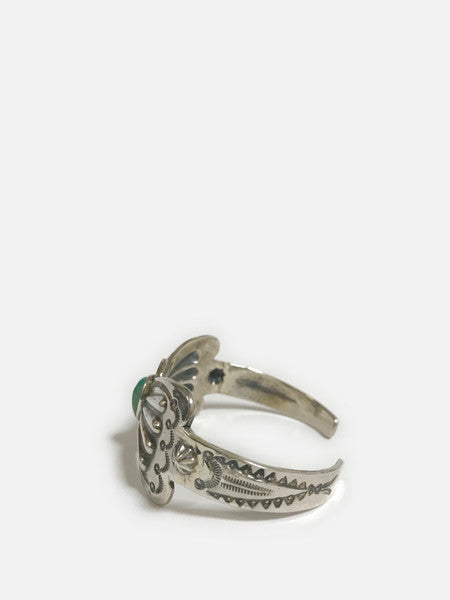 LARRY SMITH BIG BUTTERFLY TURQUOISE BRACELET 8 TEAR DROPS