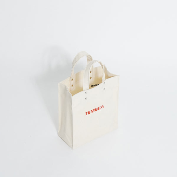 TEMBEA PVC PAPER TOTE SMALL LOGO