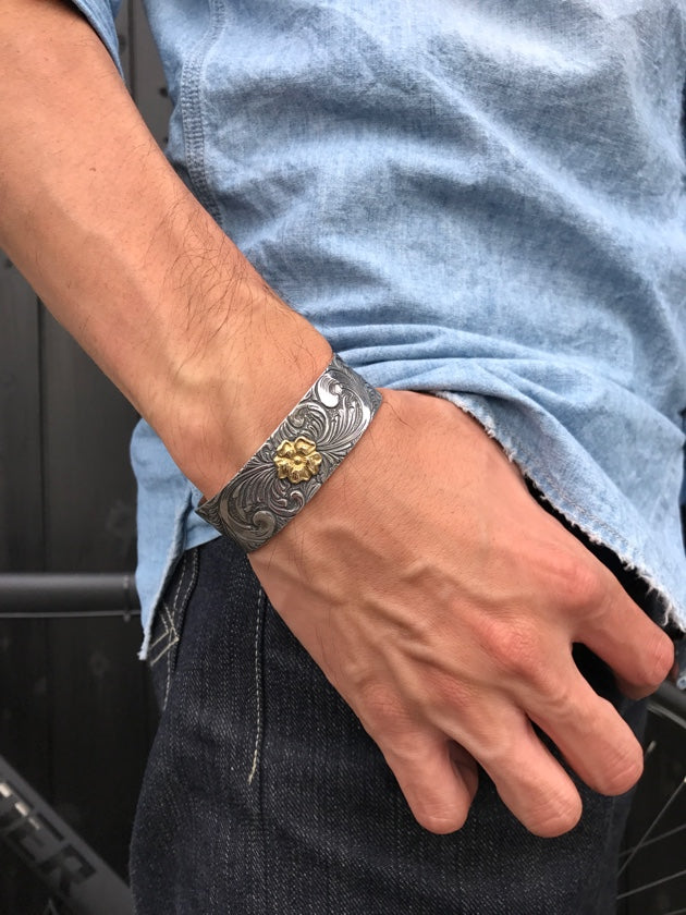 LARRY SMITH 18K ROSE KARAKUSA BANGLE No. 42