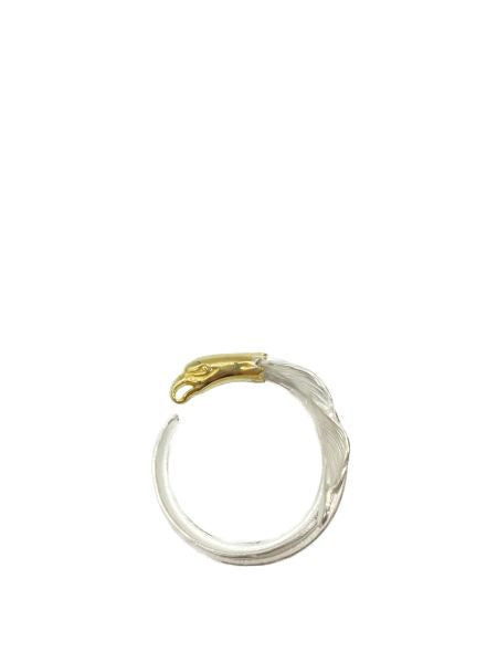 LARRY SMITH EAGLE HEAD KAZEKIRI FEATHER RING