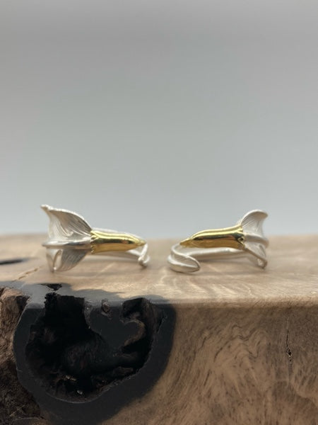 LARRY SMITH EAGLE HEAD KAZEKIRI FEATHER RING