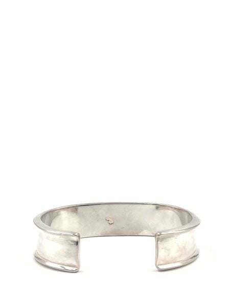 LARRY SMITH EDGED EAGLE HEAD BRACELET 18K GOLD ACCENT