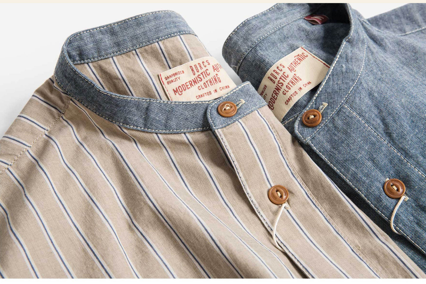 Burcs French Mandarin Shirt Type01