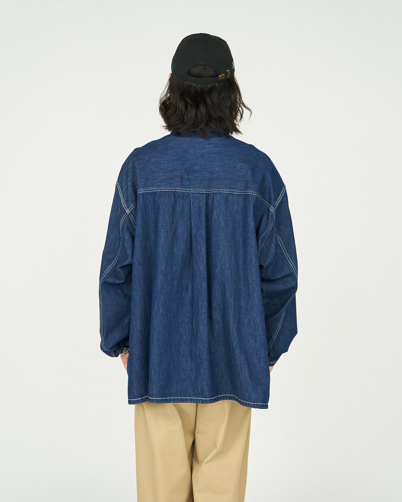 FreshService DENIM PULLOVER SHIRT (ONE WASH)
