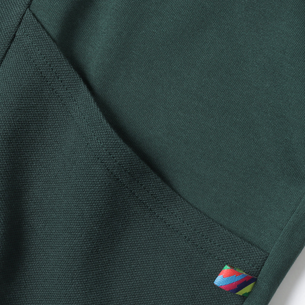 is-ness SWITCHING MOSS T-SHIRT