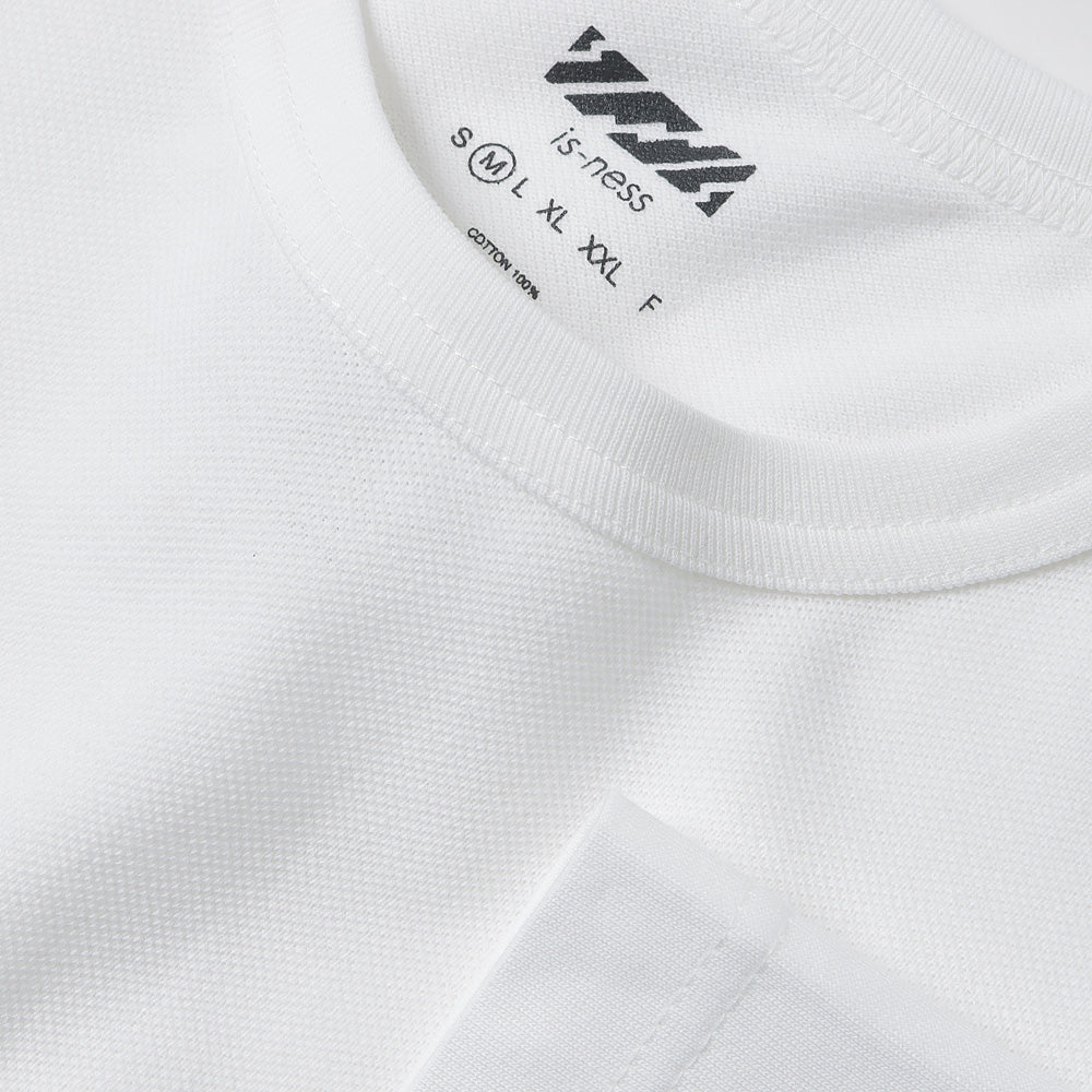 is-ness SWITCHING MOSS T-SHIRT