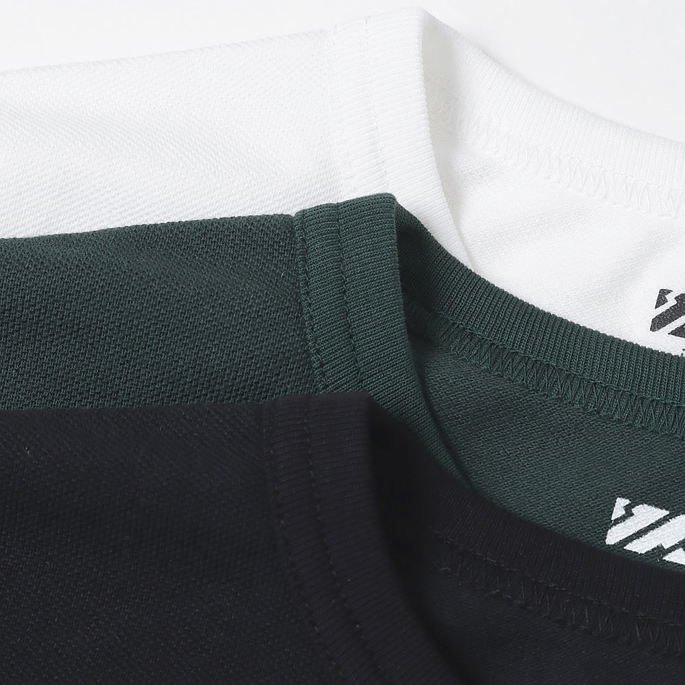 is-ness SWITCHING MOSS T-SHIRT