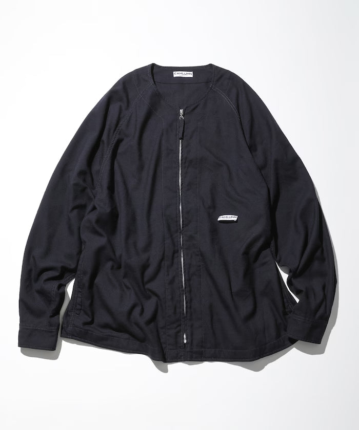 CAHLUMN Wool Flannel Baseball Shirt