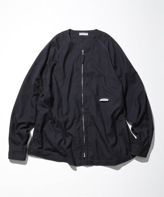 CAHLUMN Wool Flannel Baseball Shirt